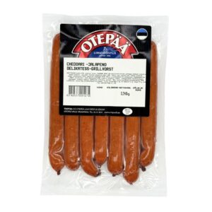 Cheddari-jalapeno delikatessgrillvorst 240g